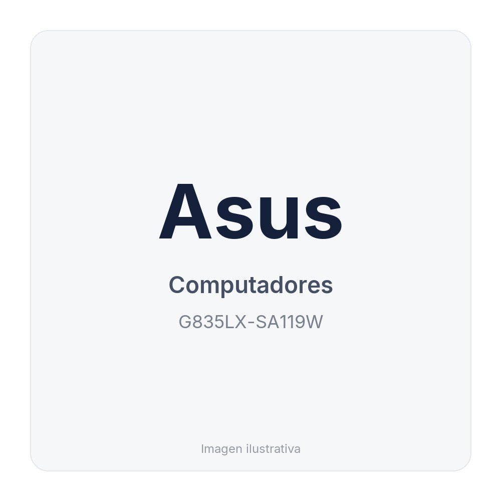 ASUS G835LX-SA119W
